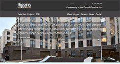 Desktop Screenshot of higginsconstruction.co.uk