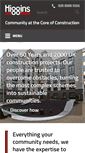 Mobile Screenshot of higginsconstruction.co.uk